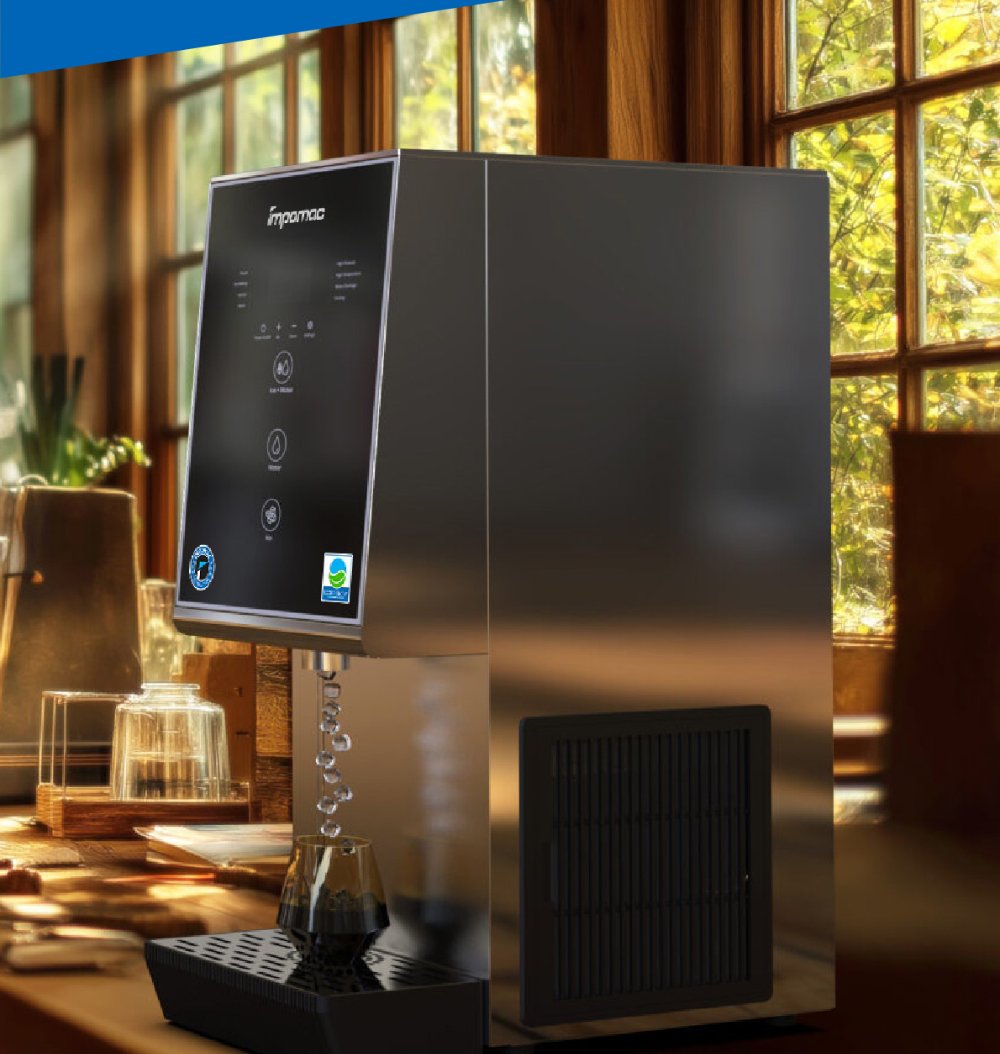 Máquina de gelo dispenser ATM100 Impomac