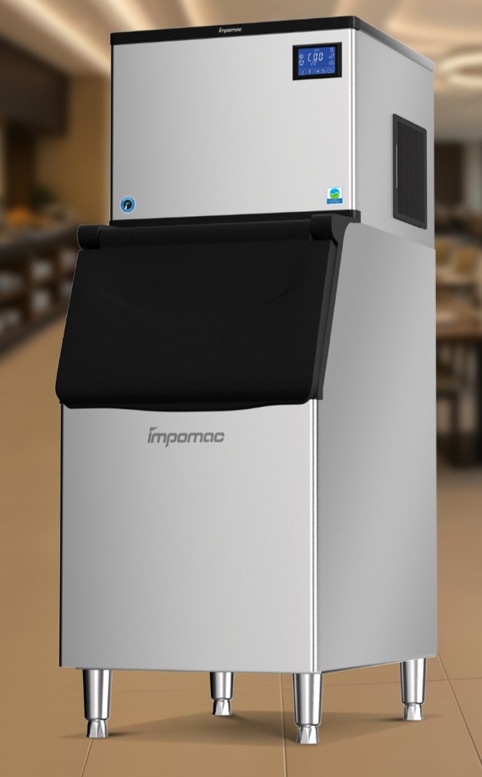 Máquina de gelo Impomac TH250 (módulo produtor sobre depósito de gelo)