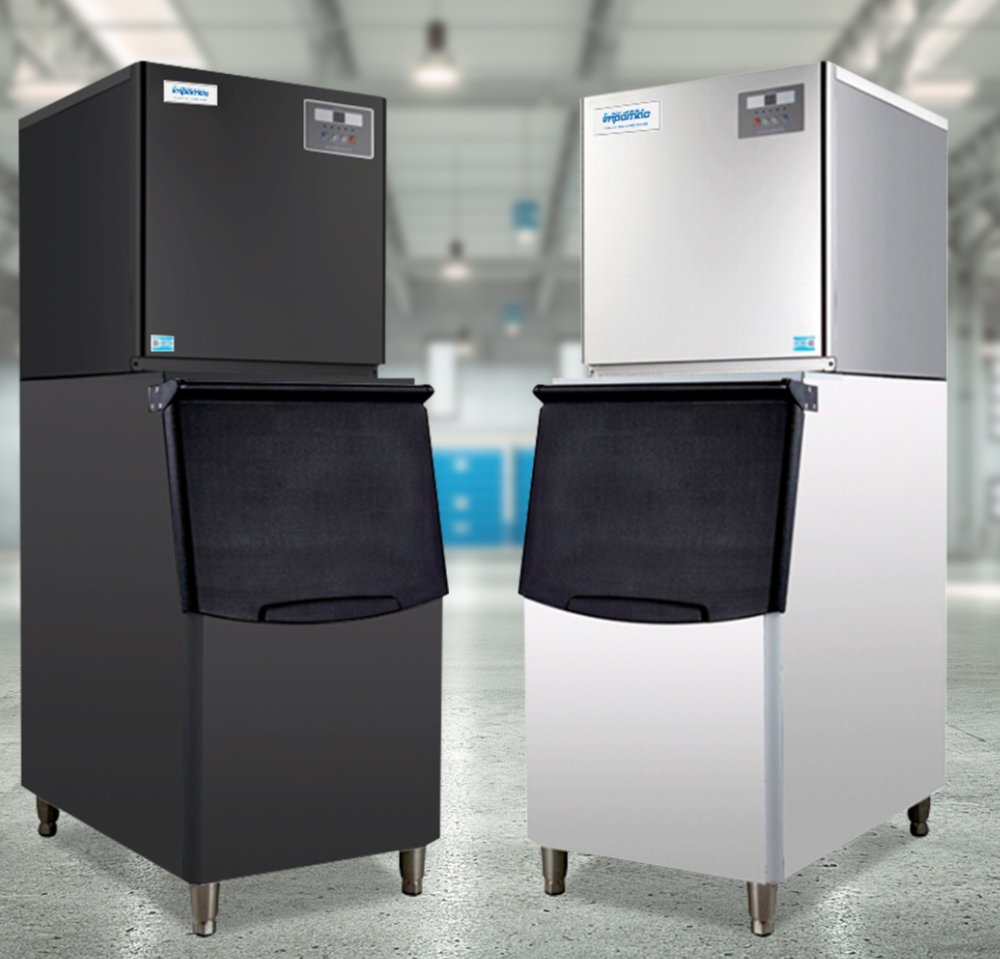 Máquina de gelo Impomac TH500 (módulo produtor sobre depósito de gelo)
